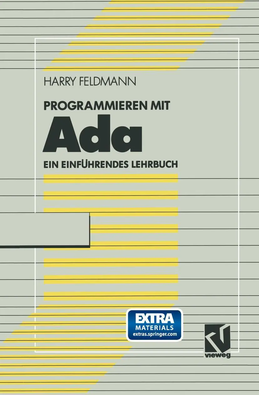 Cover: 9783528052058 | Programmieren mit Ada | Ein einführendes Lehrbuch mit Diskette | Buch