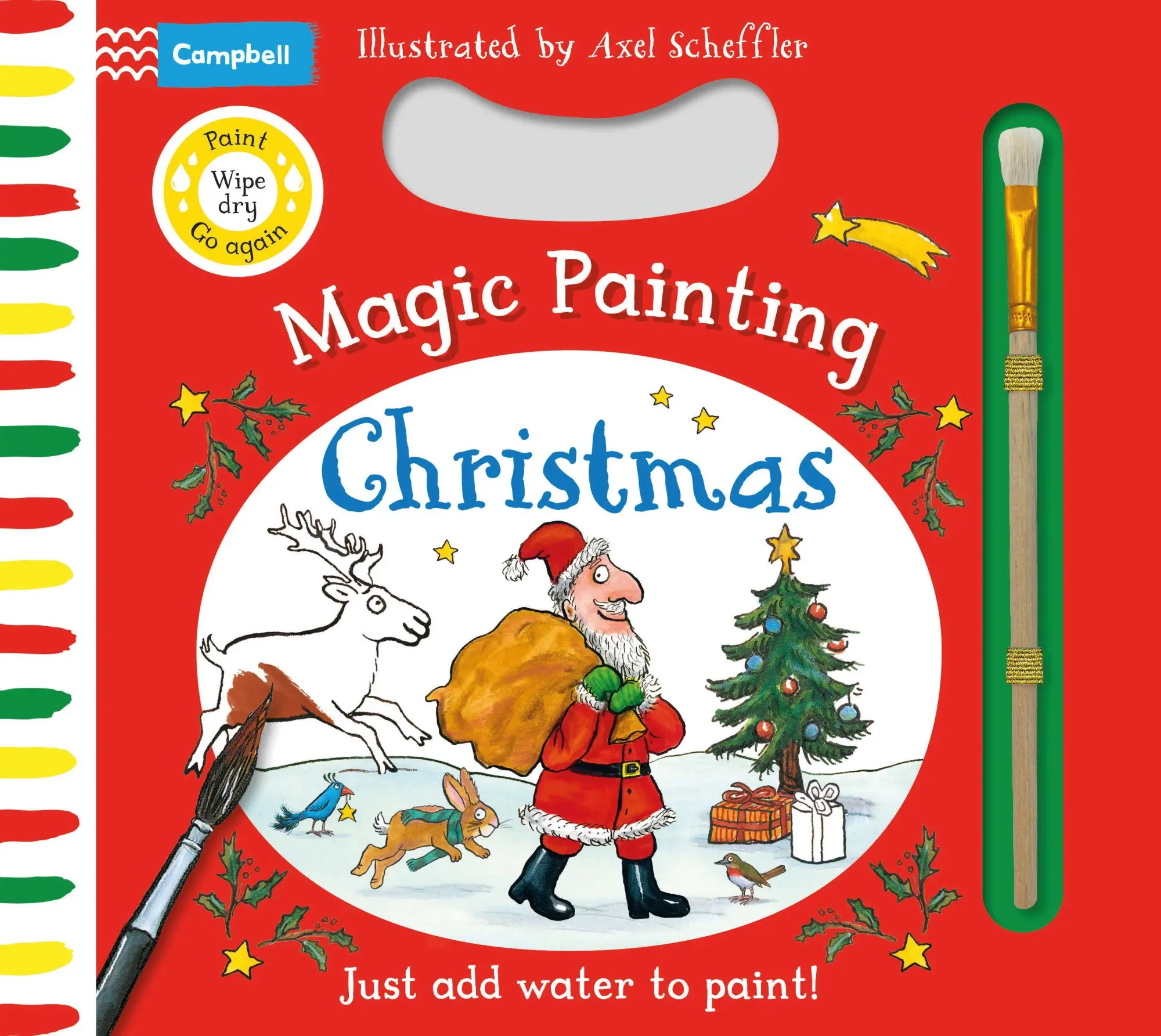 Cover: 9781035052158 | Christmas Magic Painting | Just add water to paint! | Campbell Books