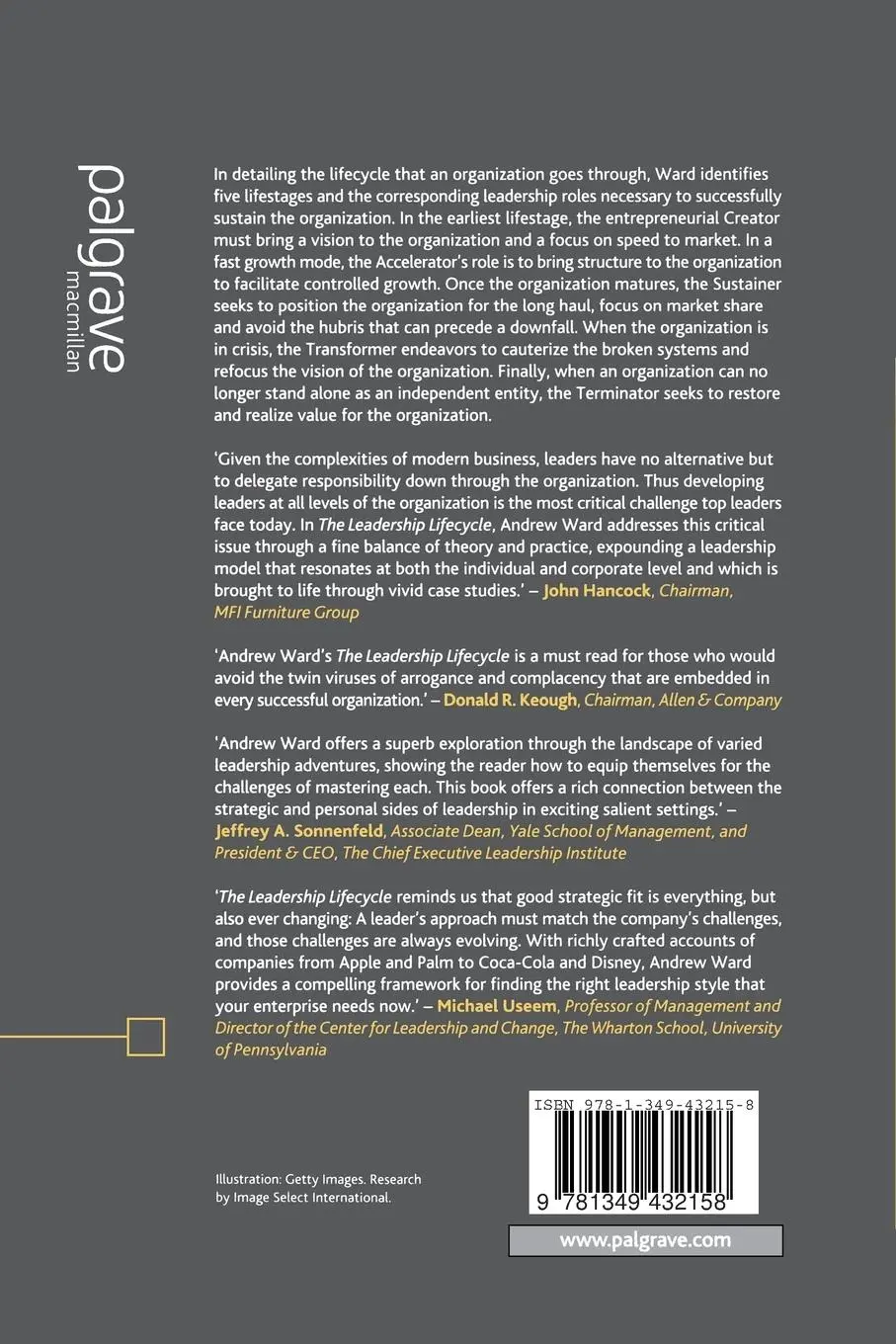 Rückseite: 9781349432158 | The Leadership Lifecycle | Matching Leaders to Evolving Organizations