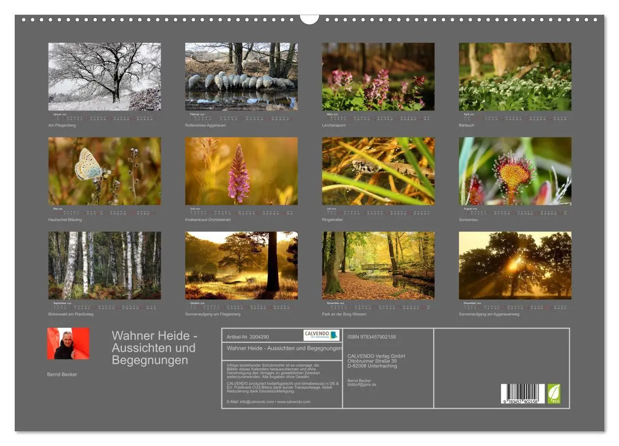 Bild: 9783457902158 | Wahner Heide - Aussichten und Begegnungen (Wandkalender 2026 DIN A2...