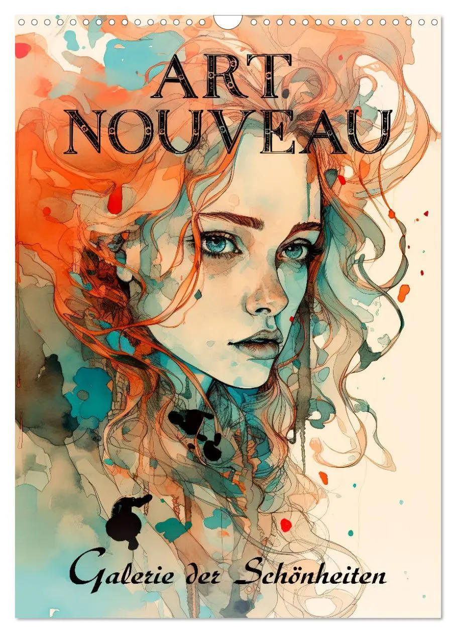 Cover: 9783516302158 | Art Nouveau - Galerie der Schönheiten (Wandkalender 2026 DIN A3...