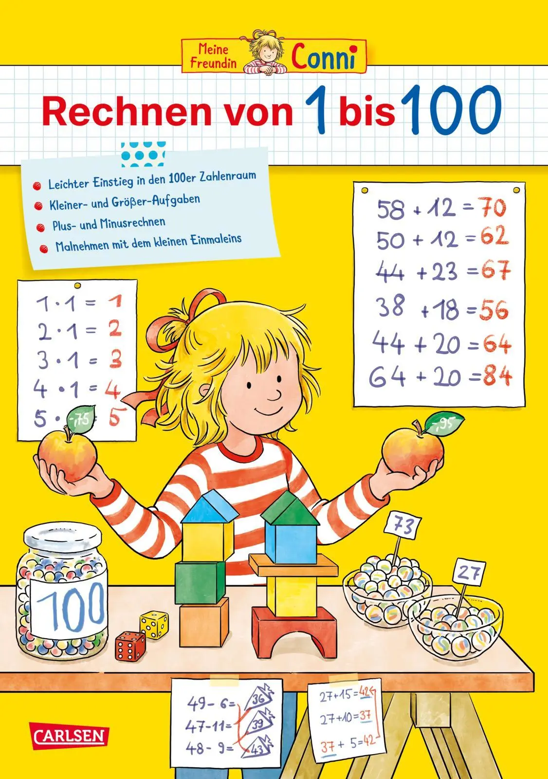 Cover: 9783551192158 | Conni Gelbe Reihe (Beschäftigungsbuch): Rechnen von 1 bis 100 | Buch
