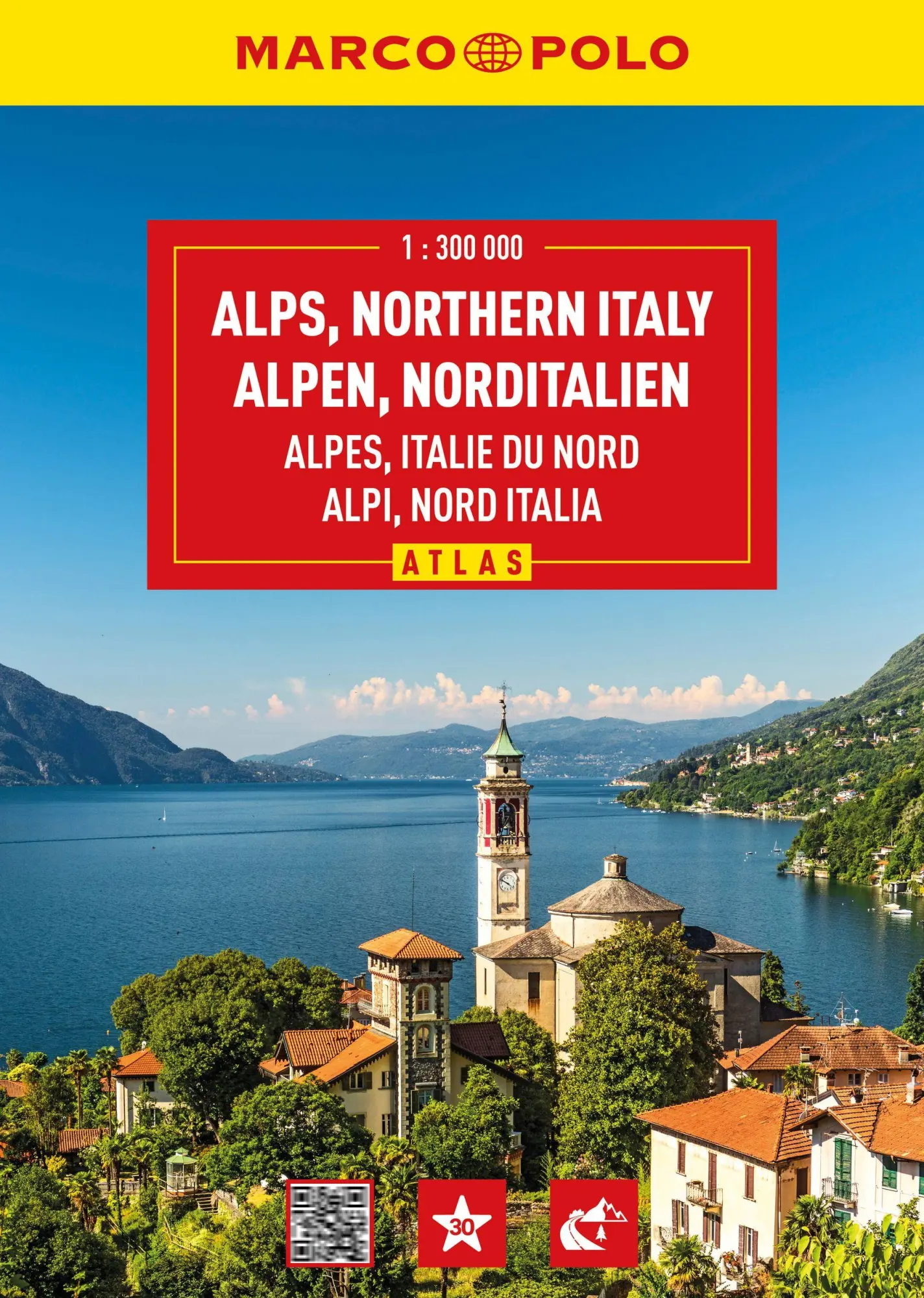 Cover: 9783575022158 | MARCO POLO Reiseatlas Alpen, Norditalien 1:300.000 | Taschenbuch