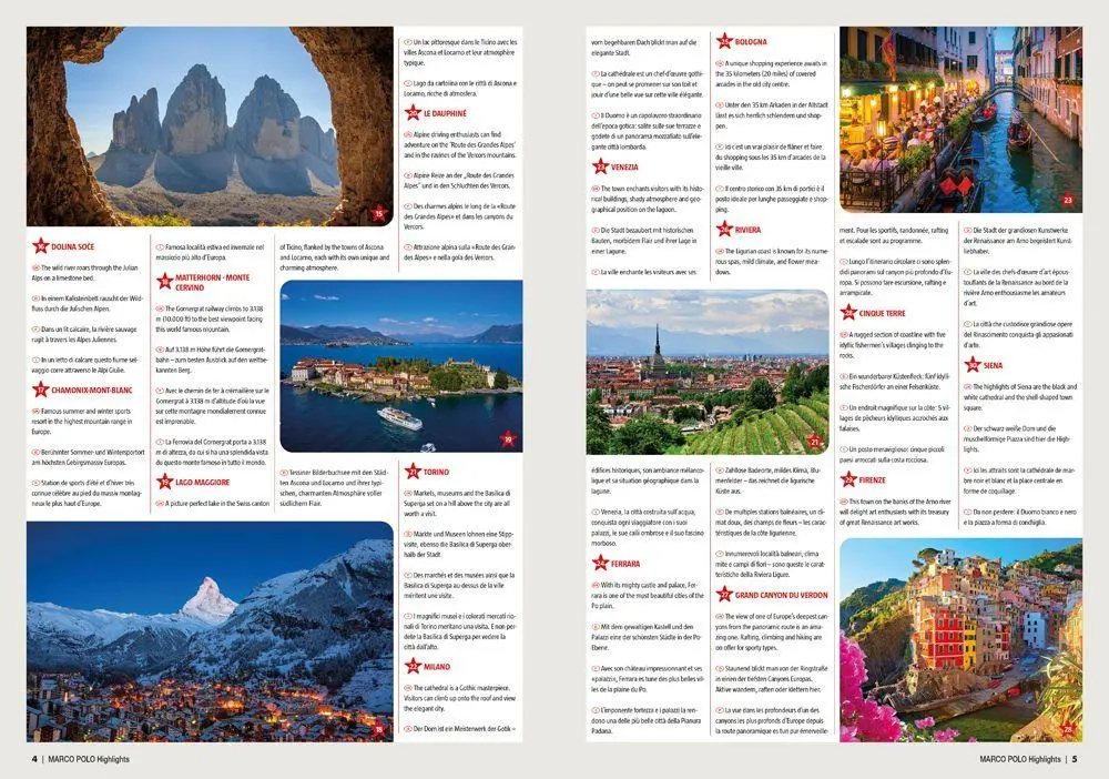 Bild: 9783575022158 | MARCO POLO Reiseatlas Alpen, Norditalien 1:300.000 | Taschenbuch