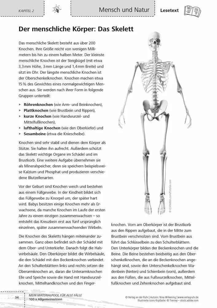 Bild: 9783834642158 | Mein Material-Pool für alle Fälle - 100 x Allgemeinwissen | Wilkening