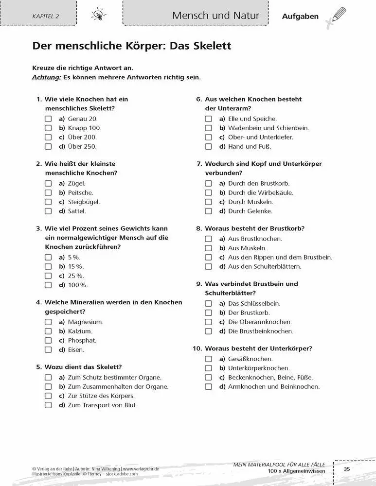 Bild: 9783834642158 | Mein Material-Pool für alle Fälle - 100 x Allgemeinwissen | Wilkening