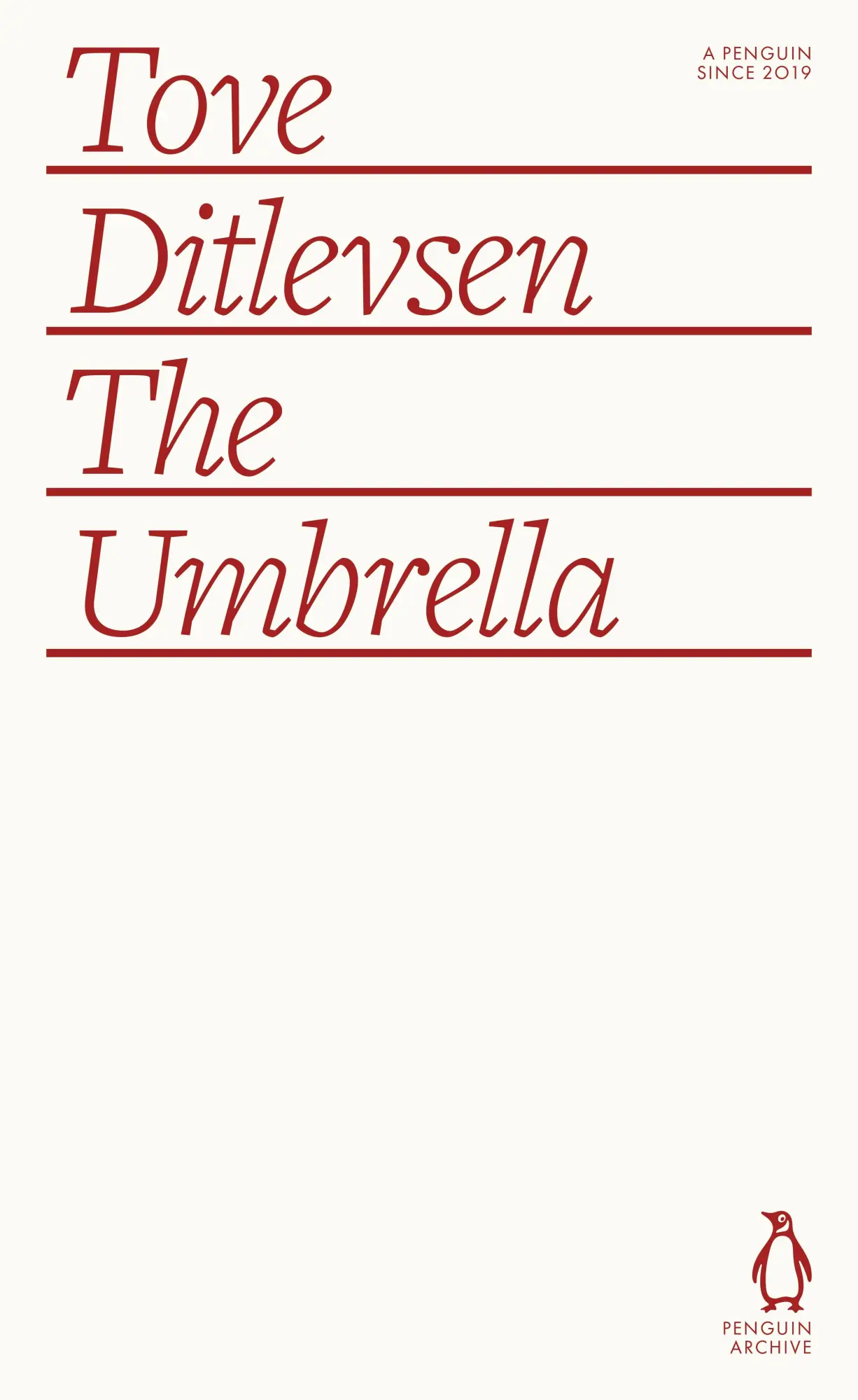 Cover: 9780241752258 | The Umbrella | Tove Ditlevsen | Taschenbuch | Penguin Archive | 112 S.