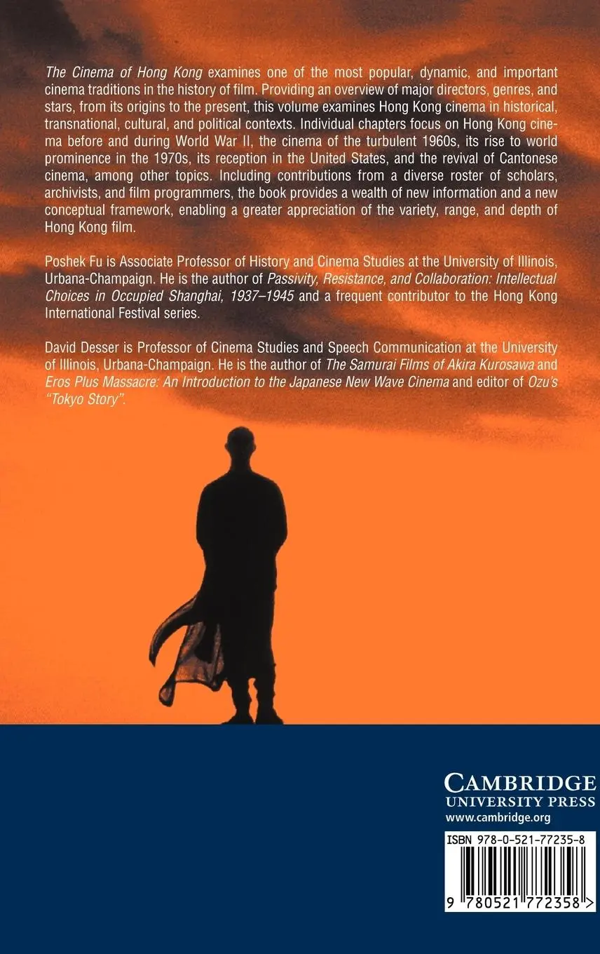 Rückseite: 9780521772358 | The Cinema of Hong Kong | History, Arts, Identity | Poshek Fu | Buch