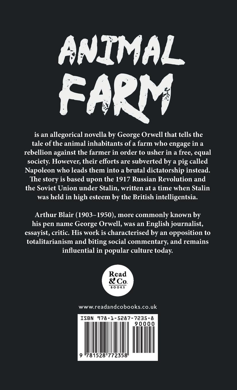Rückseite: 9781528772358 | Animal Farm | With the Introductory Essay 'Why I Write' | Orwell