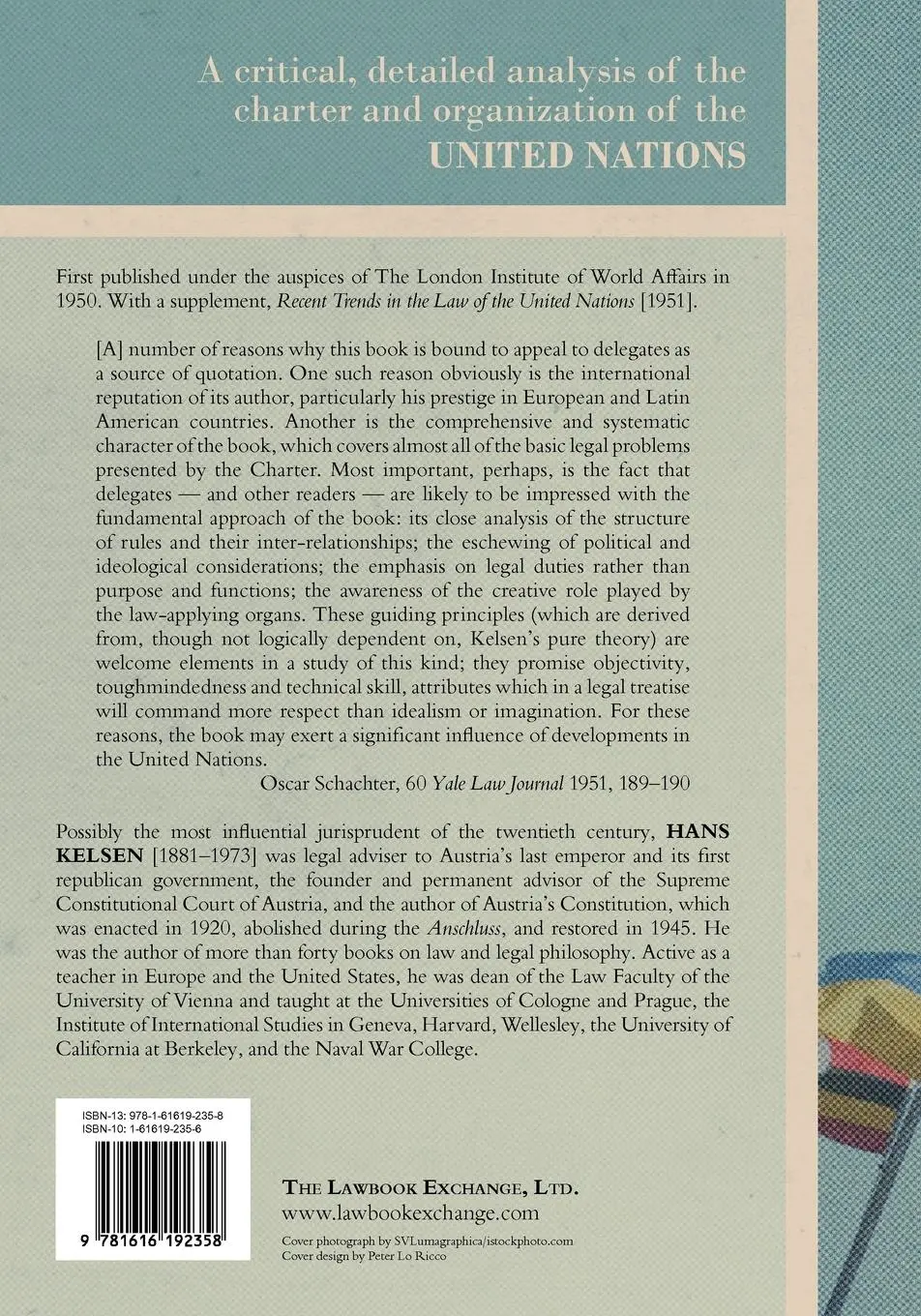 Rückseite: 9781616192358 | The Law of the United Nations | Hans Kelsen | Taschenbuch | Englisch
