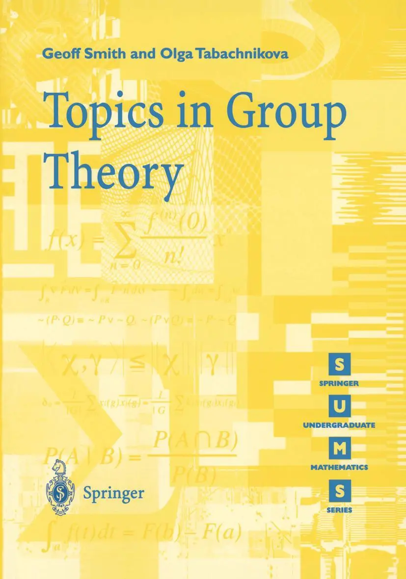 Cover: 9781852332358 | Topics in Group Theory | Olga Tabachnikova (u. a.) | Taschenbuch | xvi