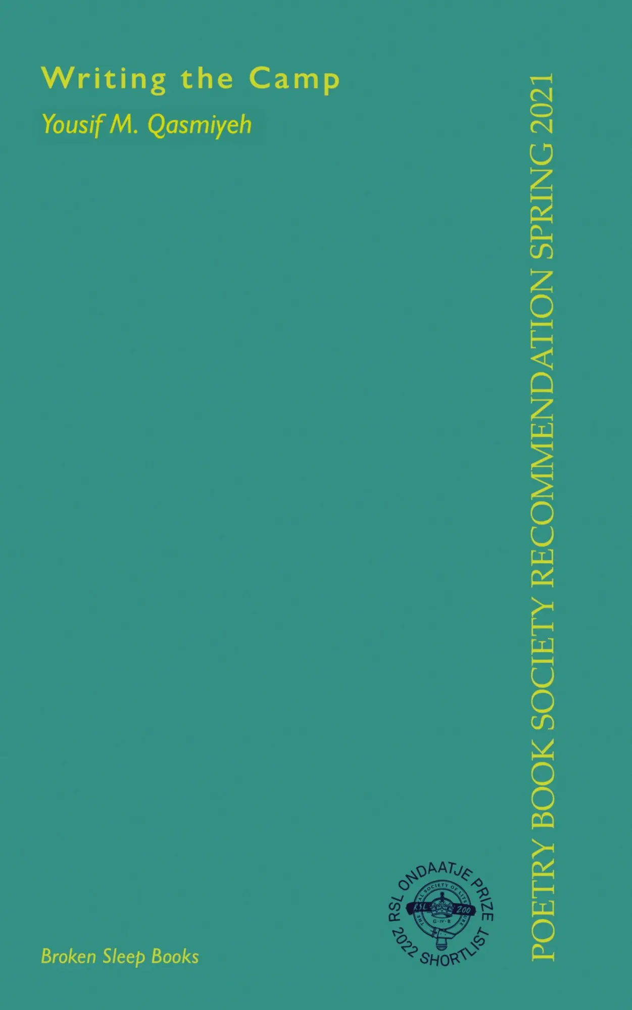 Cover: 9781913642358 | Writing the Camp | Yousif M Qasmiyeh | Taschenbuch | Englisch | 2021