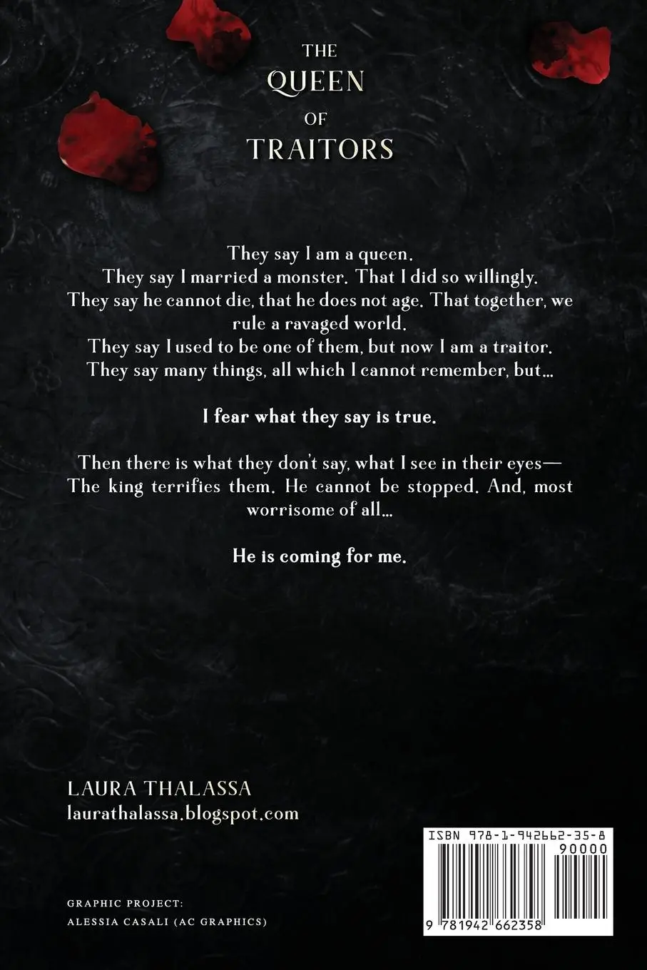 Rückseite: 9781942662358 | The Queen of Traitors (The Fallen World Book 2) | Laura Thalassa