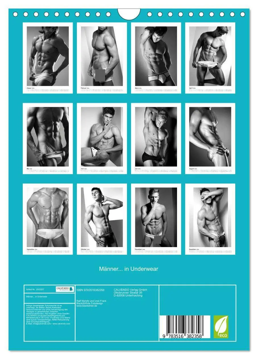 Bild: 9783516382358 | Männer... in Underwear (Wandkalender 2026 DIN A4 hoch), CALVENDO...