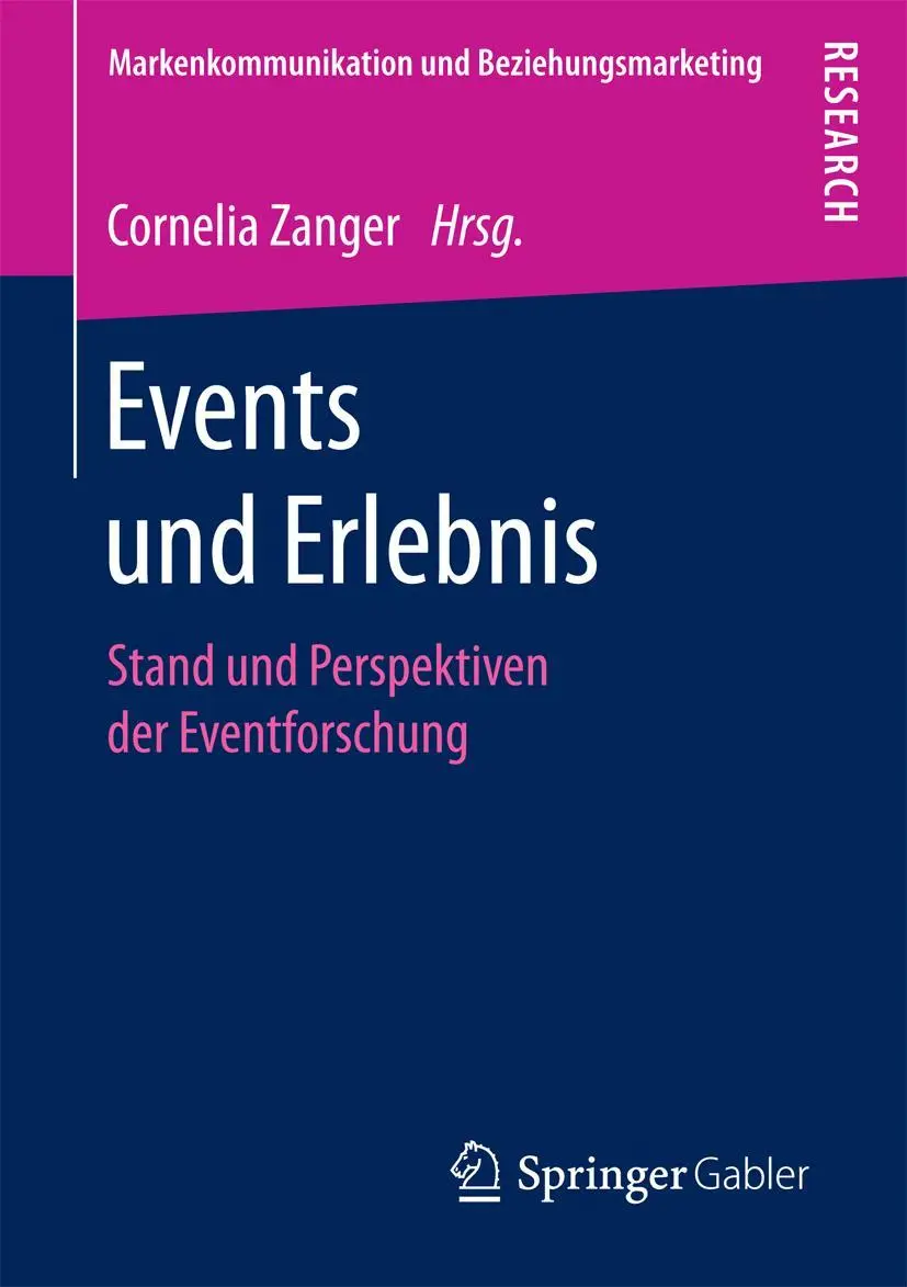 Cover: 9783658192358 | Events und Erlebnis | Stand und Perspektiven der Eventforschung | Buch