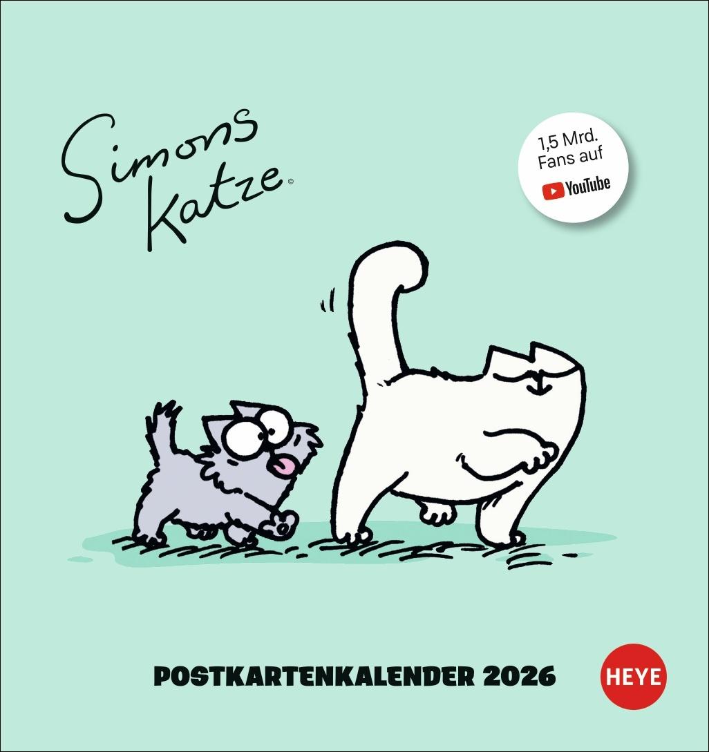 Cover: 9783756412358 | Simons Katze Postkartenkalender 2026 | Simon Tofield | Kalender | 2026