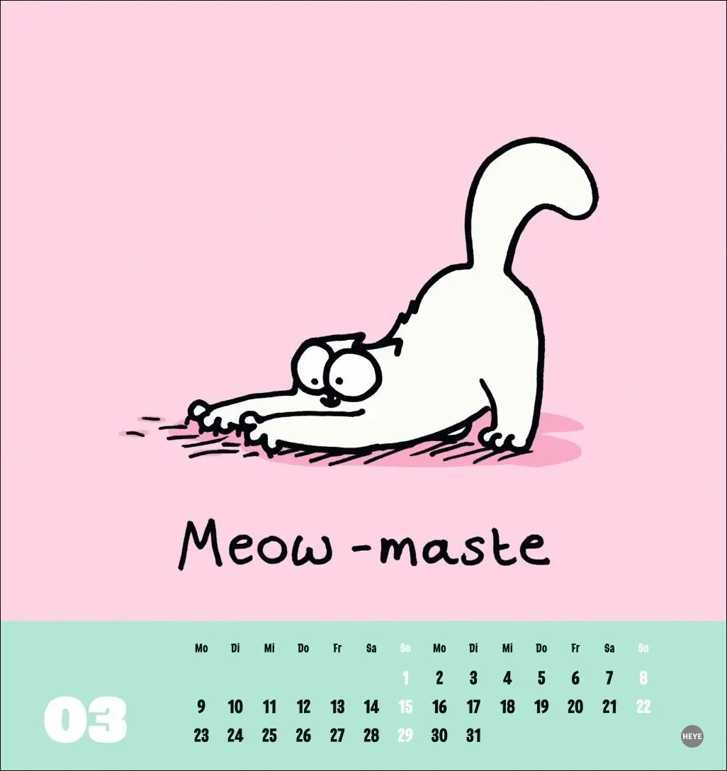 Bild: 9783756412358 | Simons Katze Postkartenkalender 2026 | Simon Tofield | Kalender | 2026