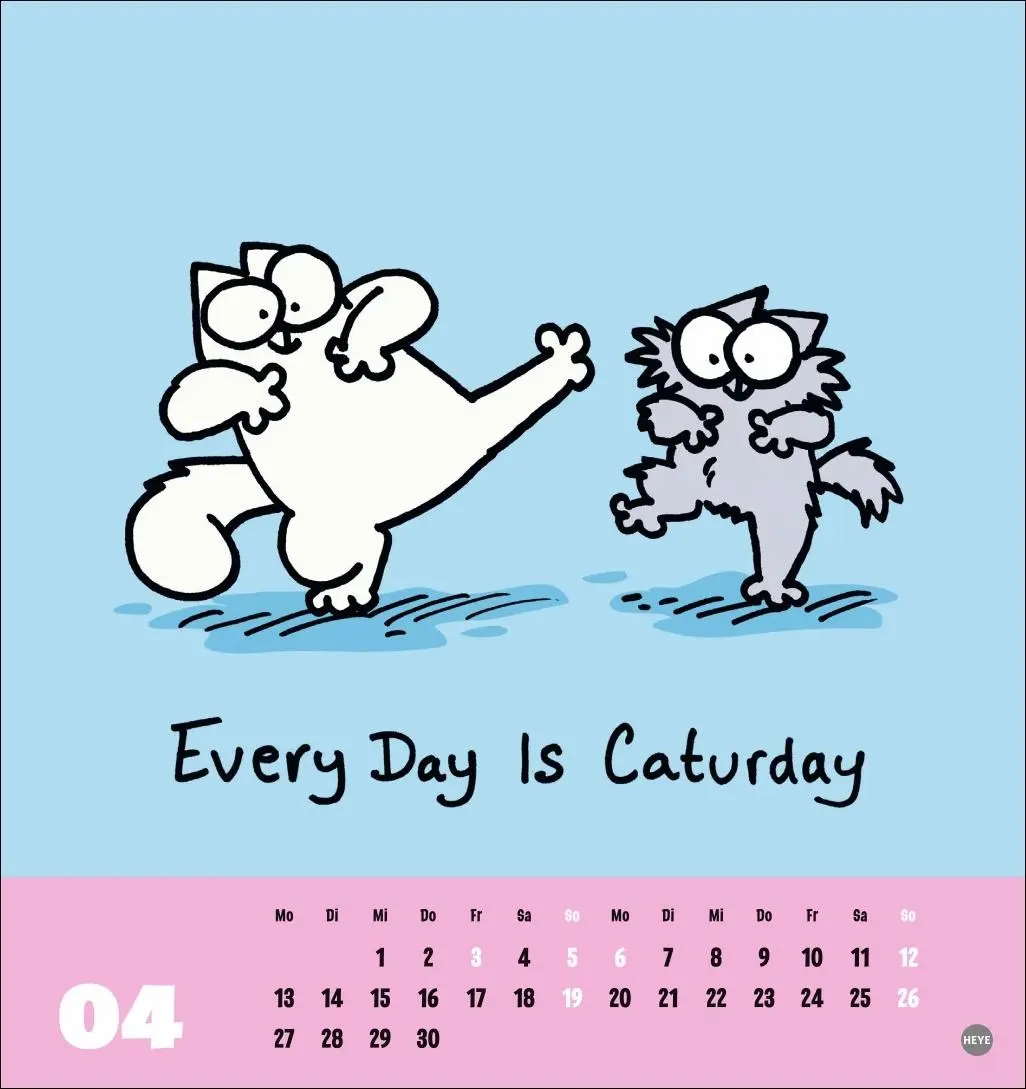 Bild: 9783756412358 | Simons Katze Postkartenkalender 2026 | Simon Tofield | Kalender | 2026