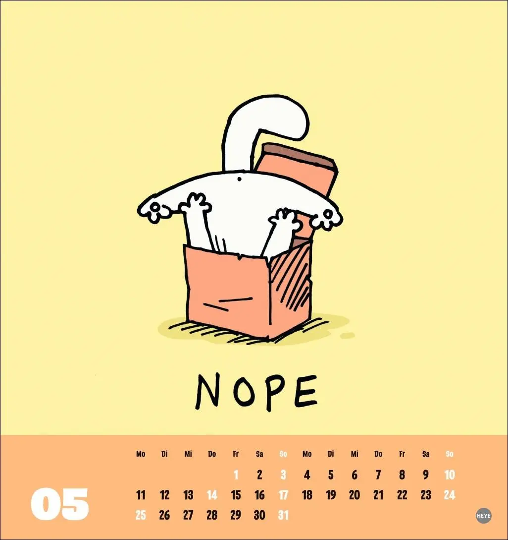 Bild: 9783756412358 | Simons Katze Postkartenkalender 2026 | Simon Tofield | Kalender | 2026
