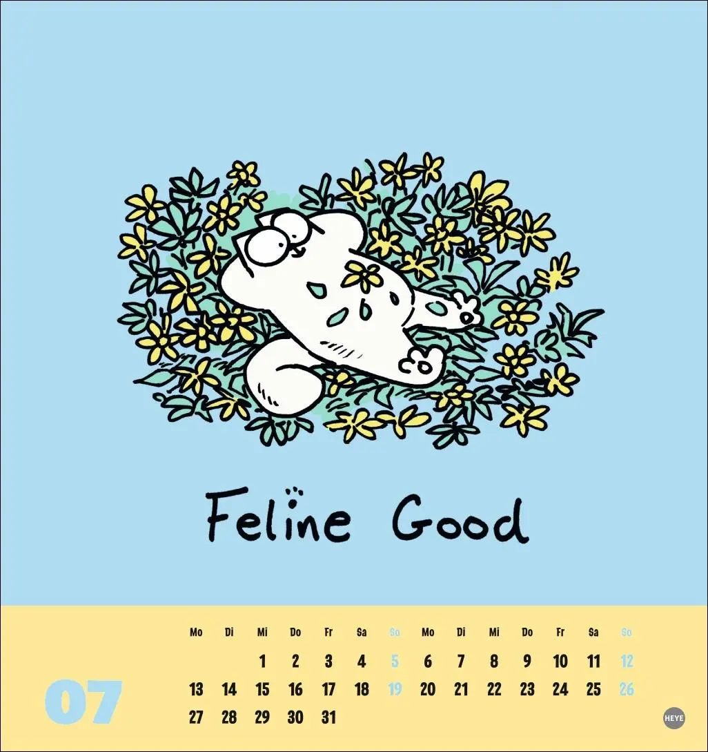 Bild: 9783756412358 | Simons Katze Postkartenkalender 2026 | Simon Tofield | Kalender | 2026
