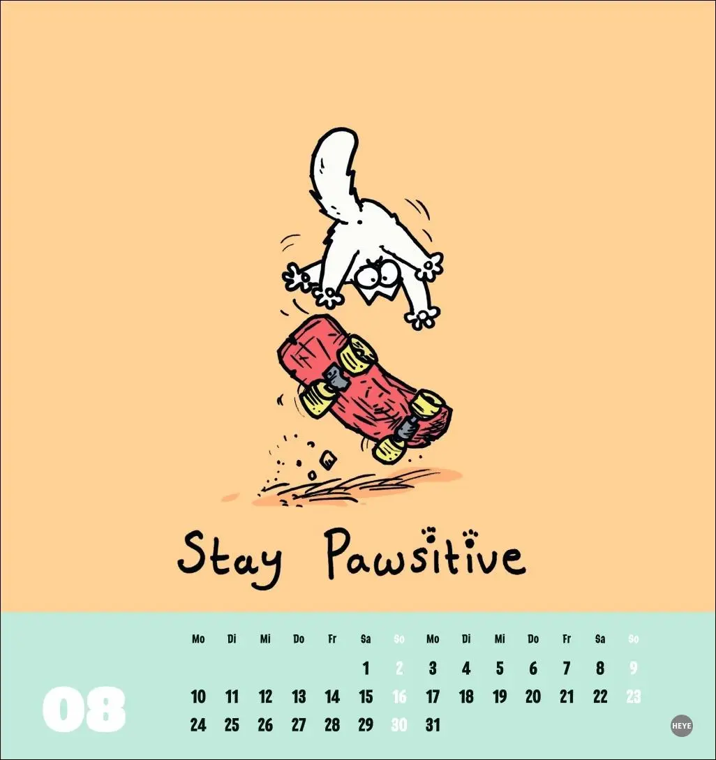 Bild: 9783756412358 | Simons Katze Postkartenkalender 2026 | Simon Tofield | Kalender | 2026