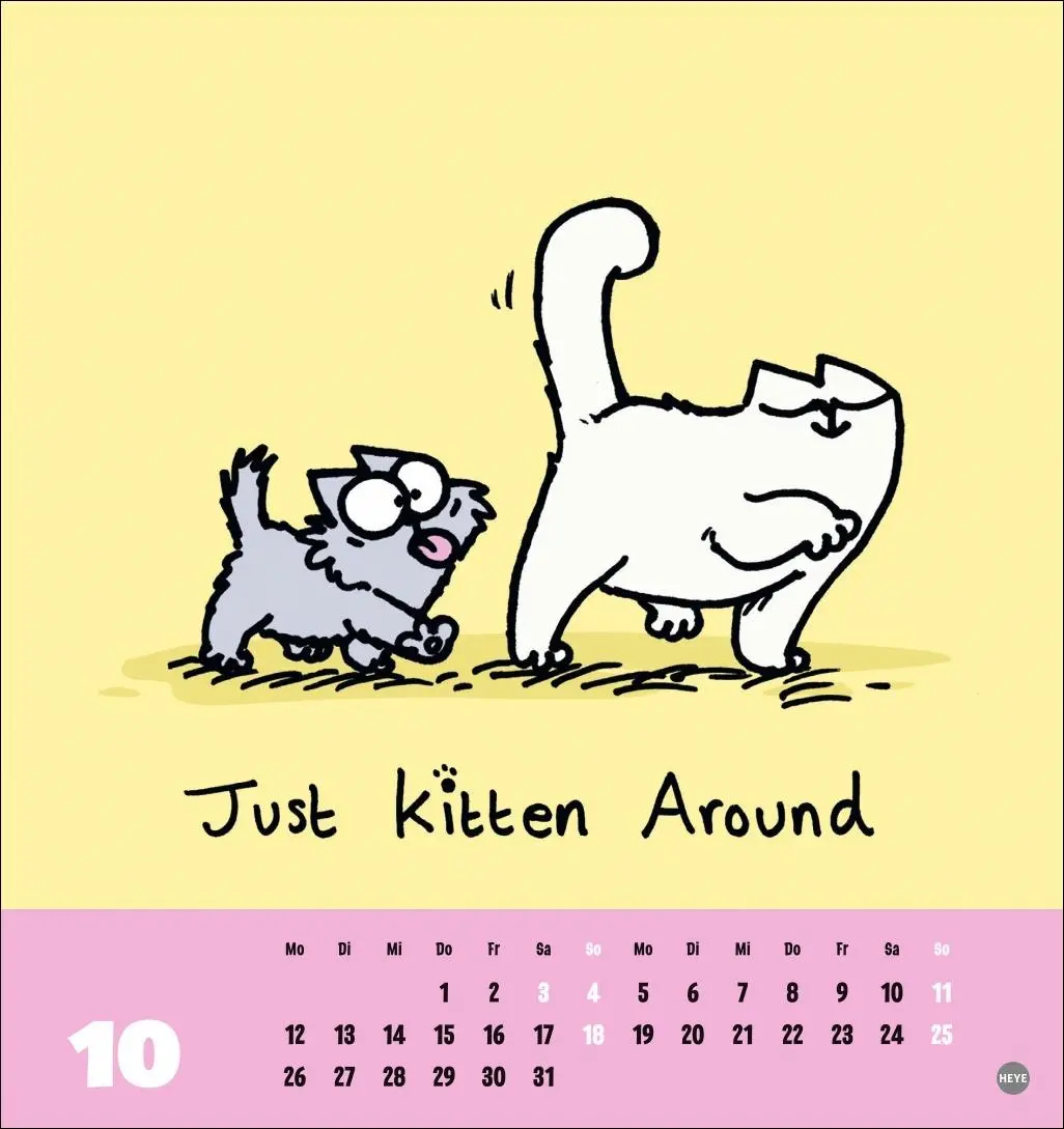 Bild: 9783756412358 | Simons Katze Postkartenkalender 2026 | Simon Tofield | Kalender | 2026
