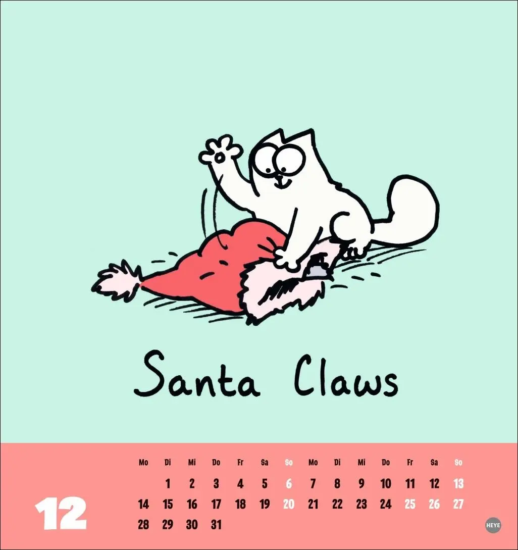 Bild: 9783756412358 | Simons Katze Postkartenkalender 2026 | Simon Tofield | Kalender | 2026