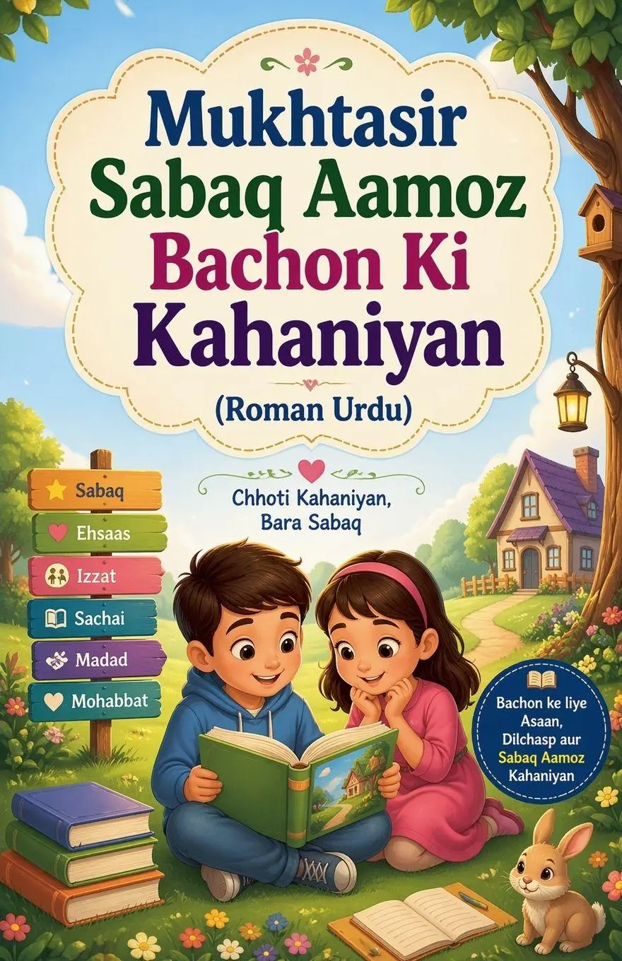 Cover: 9798235302358 | Mukhtasir Sabaq Aamoz Bachon Ki Kahaniyan (Roman Urdu) | Maha Kiran