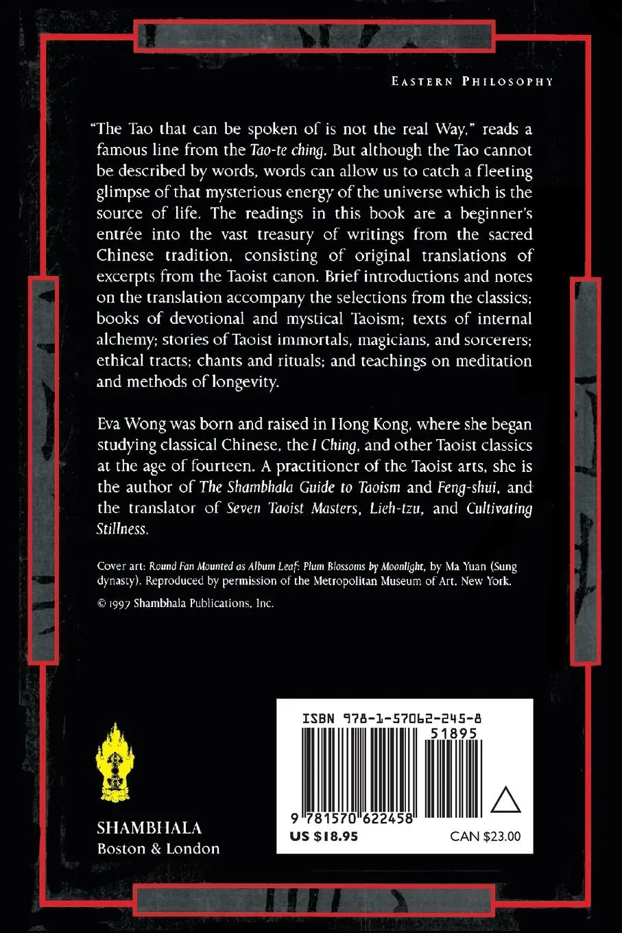 Rückseite: 9781570622458 | Teachings of the Tao | Eva Wong | Taschenbuch | Englisch | 1996