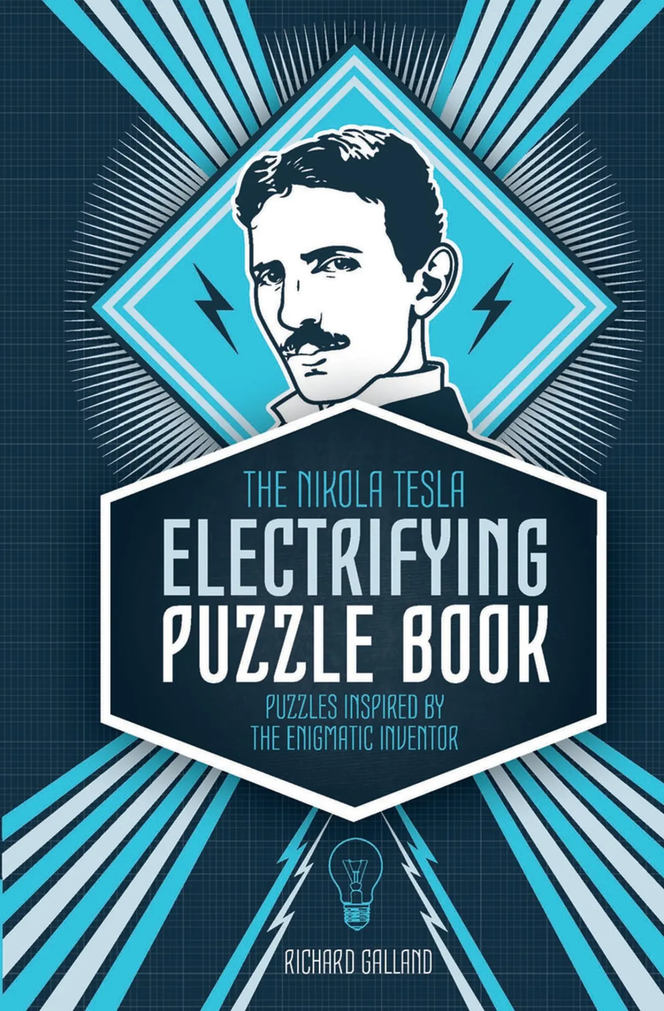 Cover: 9781787392458 | The Nikola Tesla Electrifying Puzzle Book | Richard Wolfrik Galland