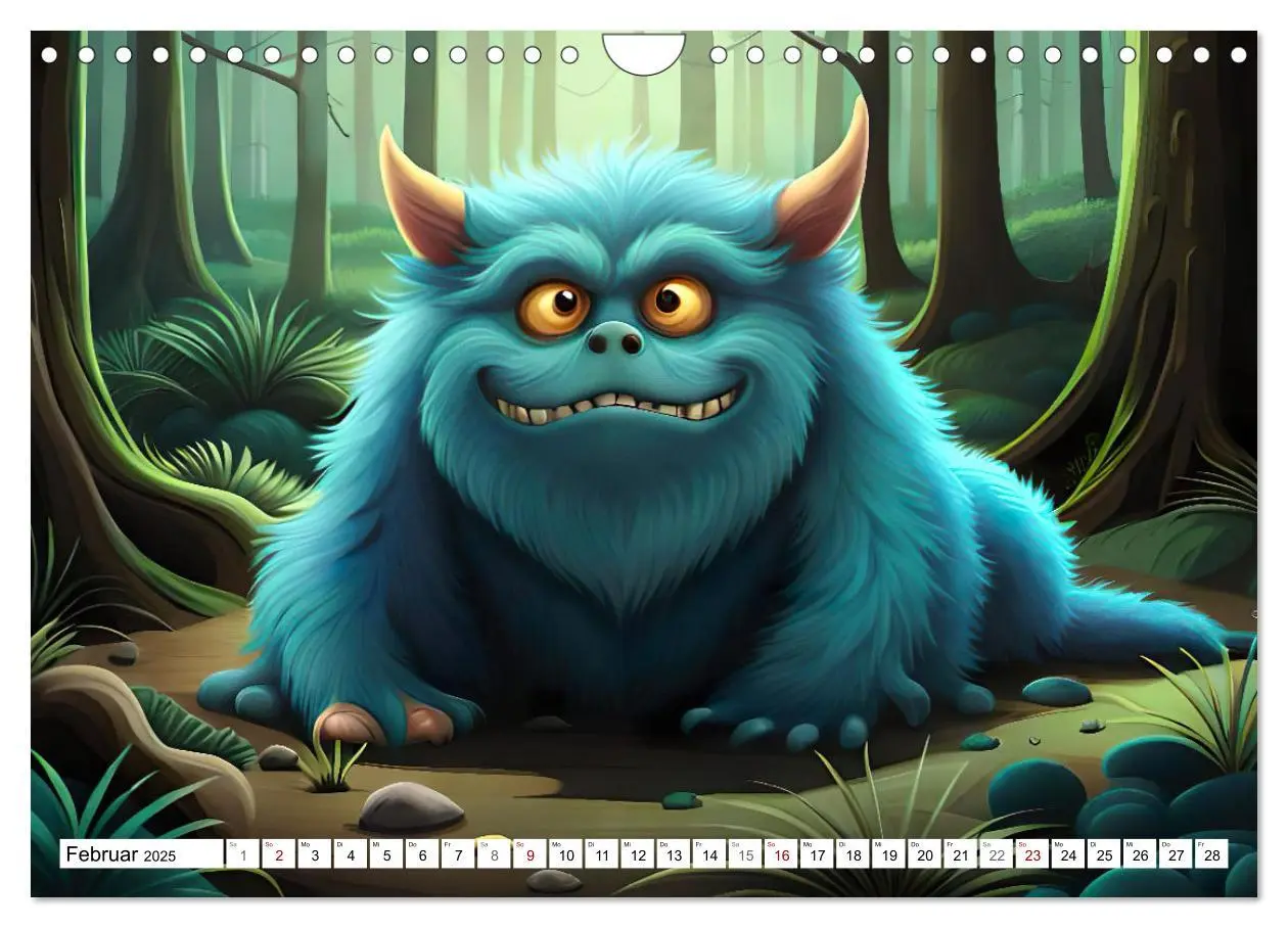 Bild: 9783383862458 | Keine Angst vor Monstern (Wandkalender 2025 DIN A4 quer), CALVENDO...