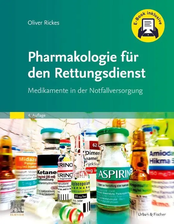 Cover: 9783437482458 | Pharmakologie für den Rettungsdienst + E-Book | Oliver Rickes | Buch