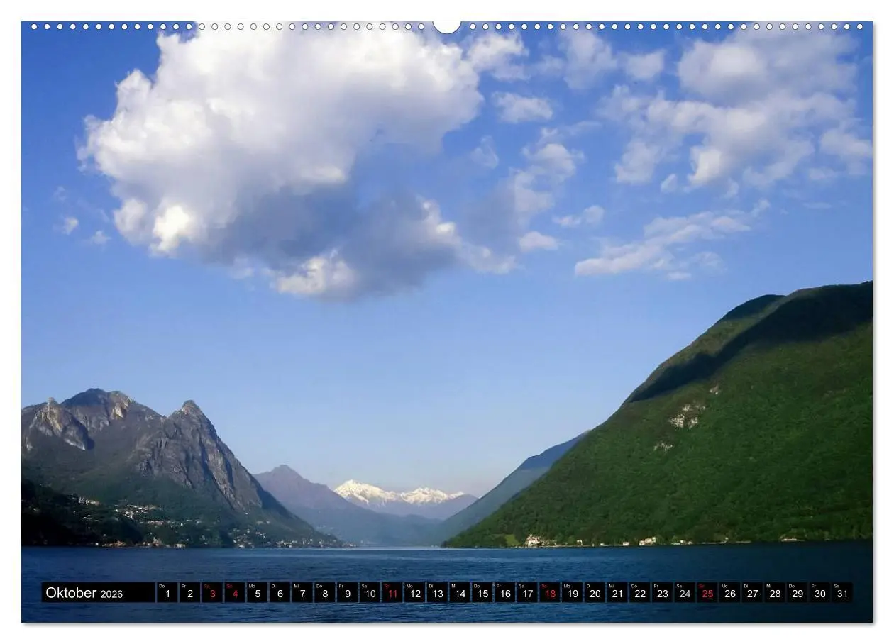 Bild: 9783516132458 | Wunderschönes Tessin (hochwertiger Premium Wandkalender 2026 DIN A2...