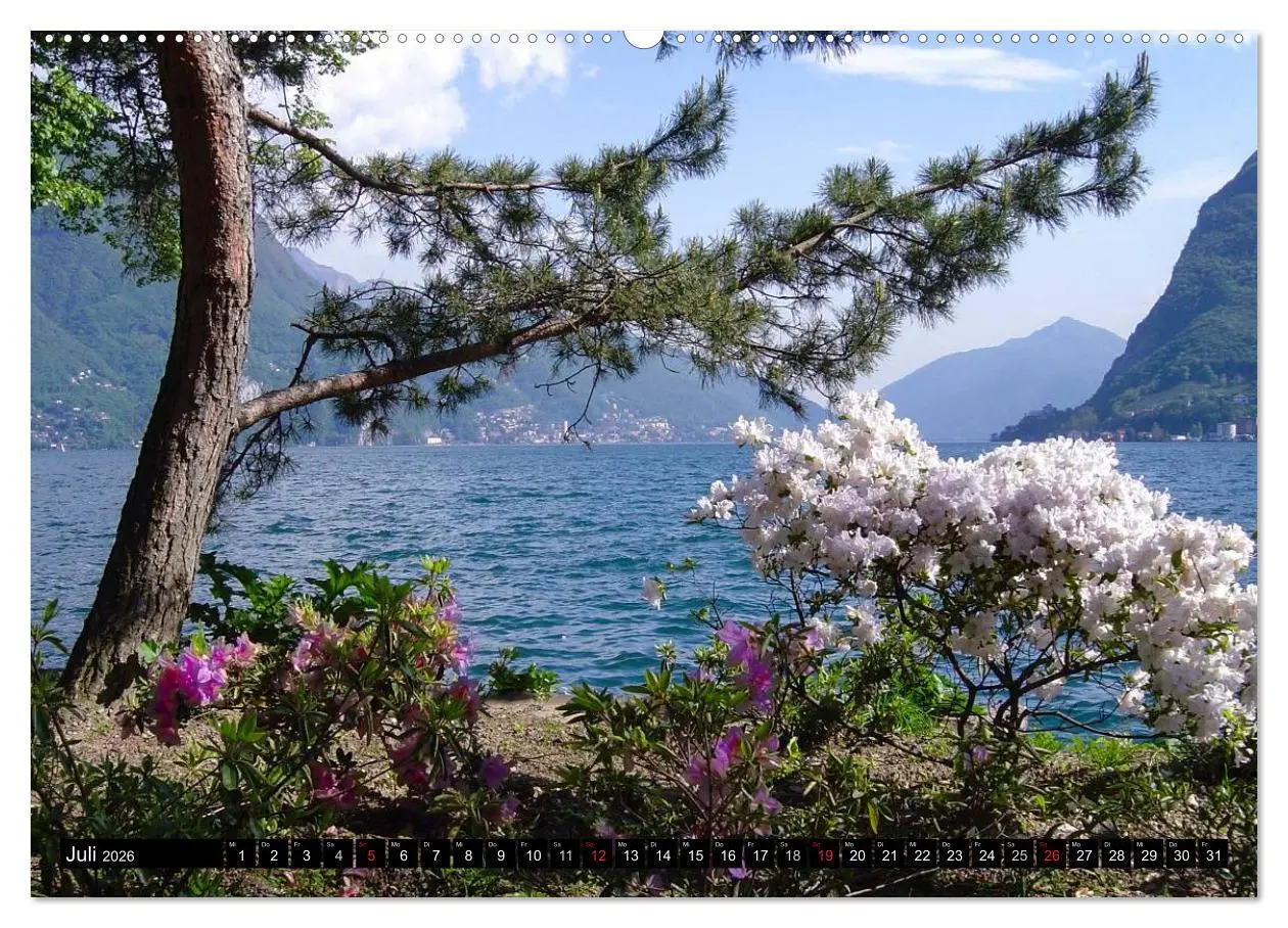 Bild: 9783516132458 | Wunderschönes Tessin (hochwertiger Premium Wandkalender 2026 DIN A2...