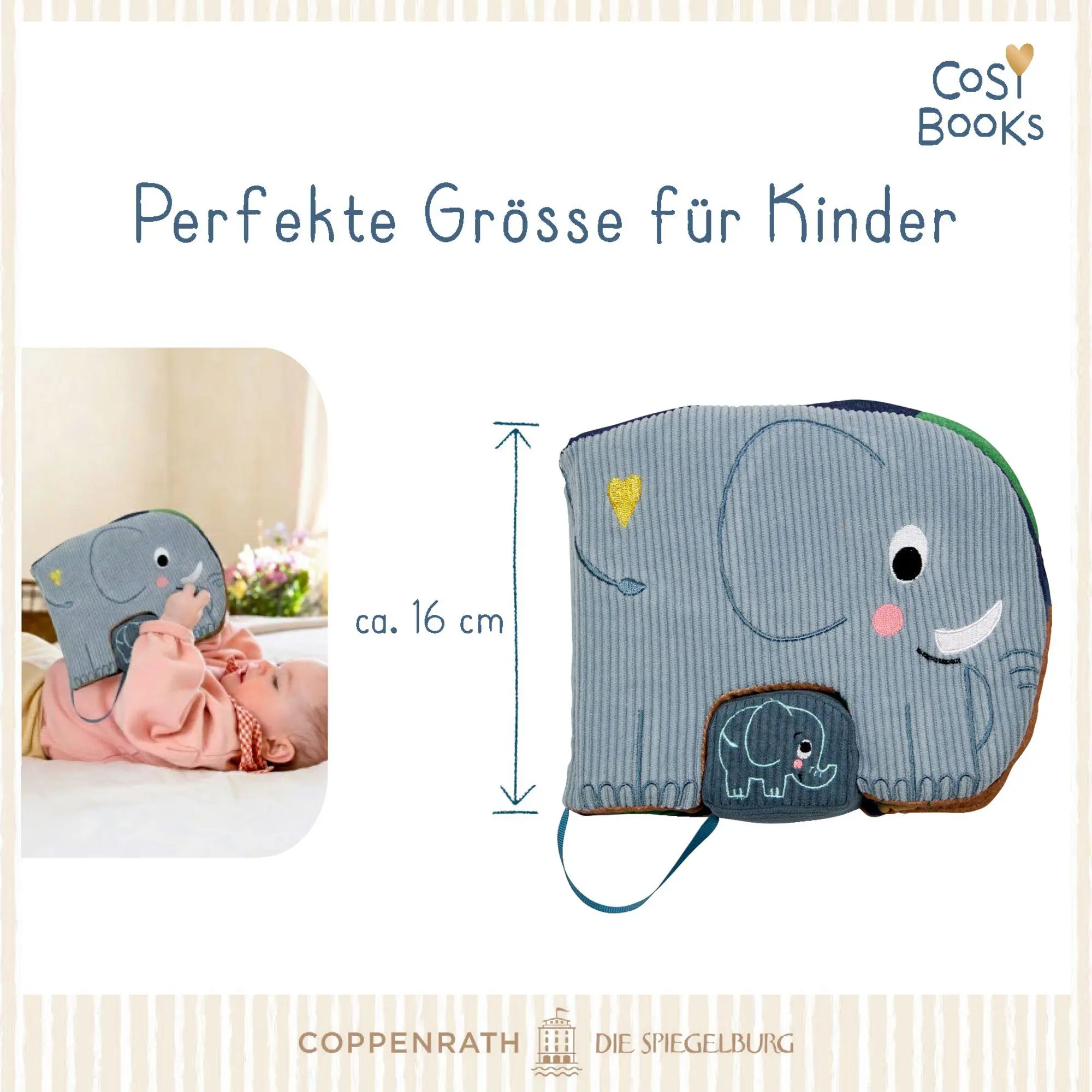 Bild: 9783649652458 | CosyBooks: Babys Spielbuch Kleiner Elefant | Buch | CosyBooks | 8 S.