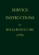 Cover: 9783941842458 | Service Instructions for Rolls-Royce Cars (1930) | Rolls Royce | Buch