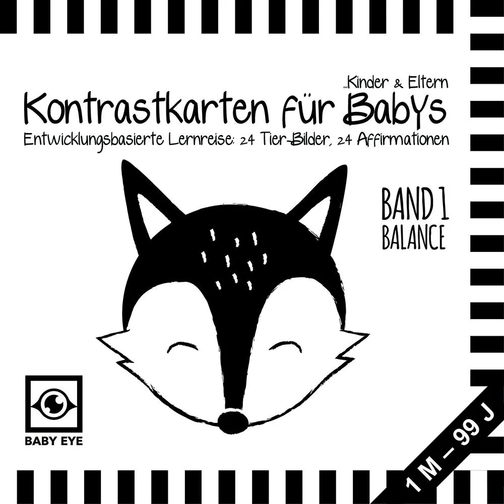 Cover: 9783982502458 | BABY EYE Kontrastkarten für Babys, Kinder &amp; Eltern: Band 1 -...