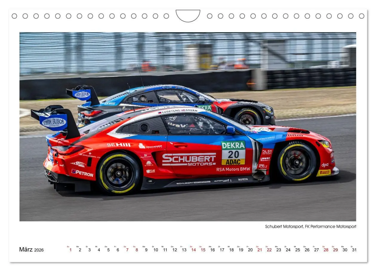 Bild: 9783457272558 | GT Masters am Nürburgring (Wandkalender 2026 DIN A4 quer), CALVENDO...