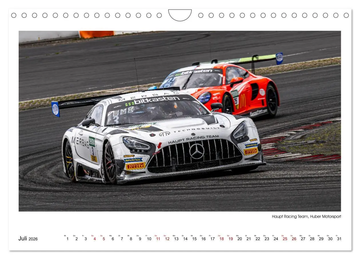 Bild: 9783457272558 | GT Masters am Nürburgring (Wandkalender 2026 DIN A4 quer), CALVENDO...