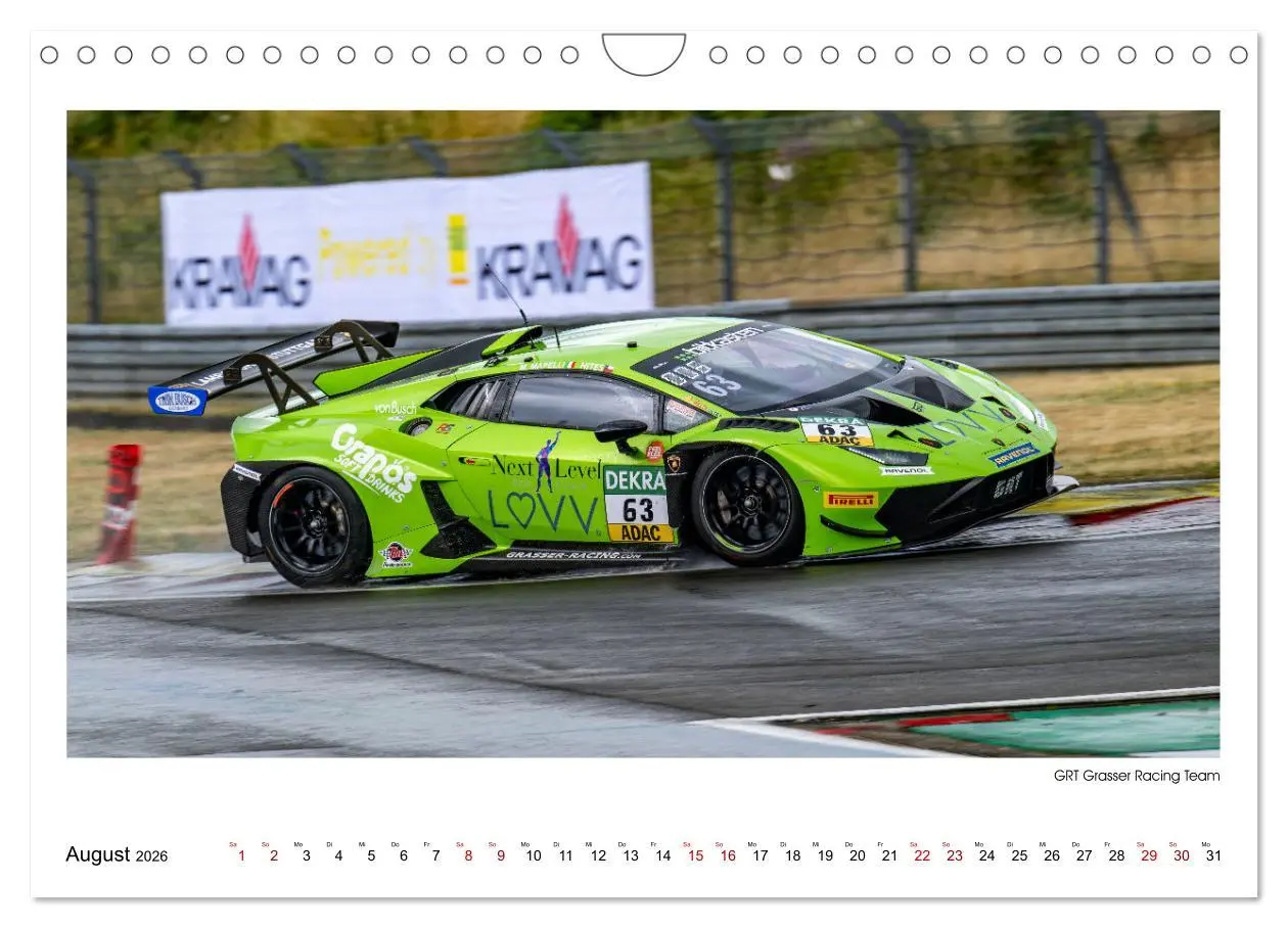 Bild: 9783457272558 | GT Masters am Nürburgring (Wandkalender 2026 DIN A4 quer), CALVENDO...