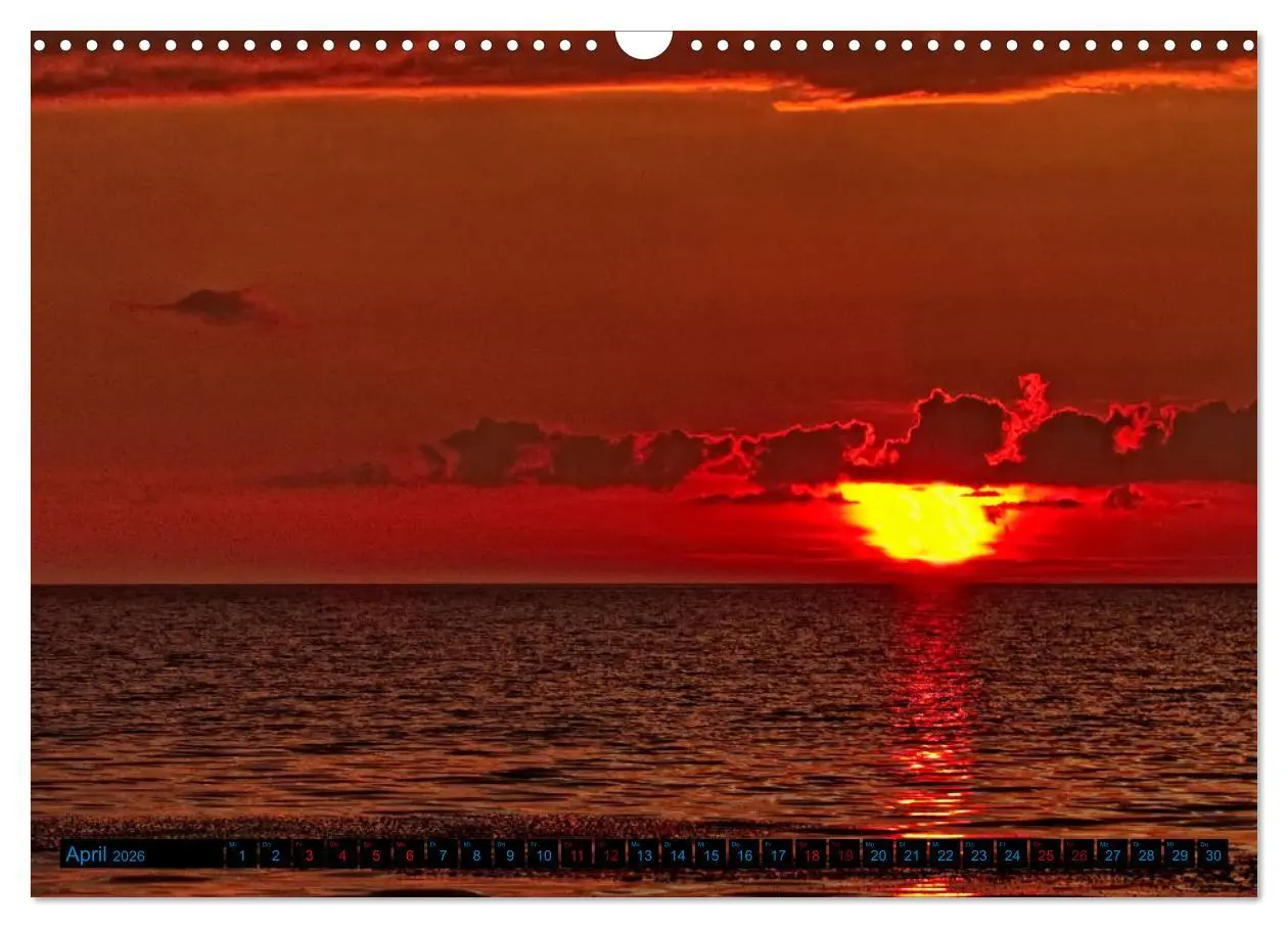 Bild: 9783457892558 | Sonnenuntergänge, an der Nordseeküste vor Cuxhaven (Wandkalender...