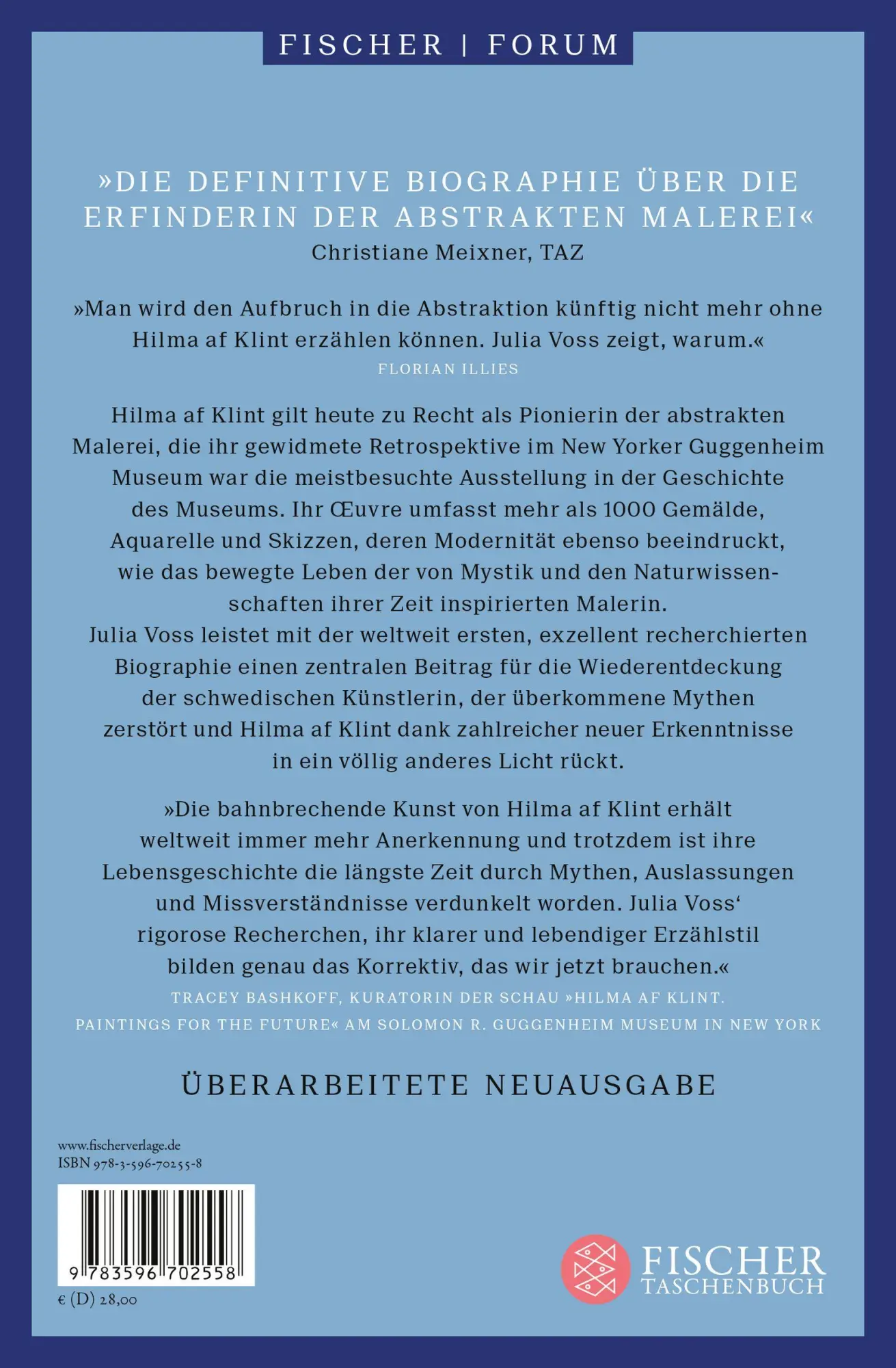 Rückseite: 9783596702558 | Hilma af Klint - 'Die Menschheit in Erstaunen versetzen' | Biographie