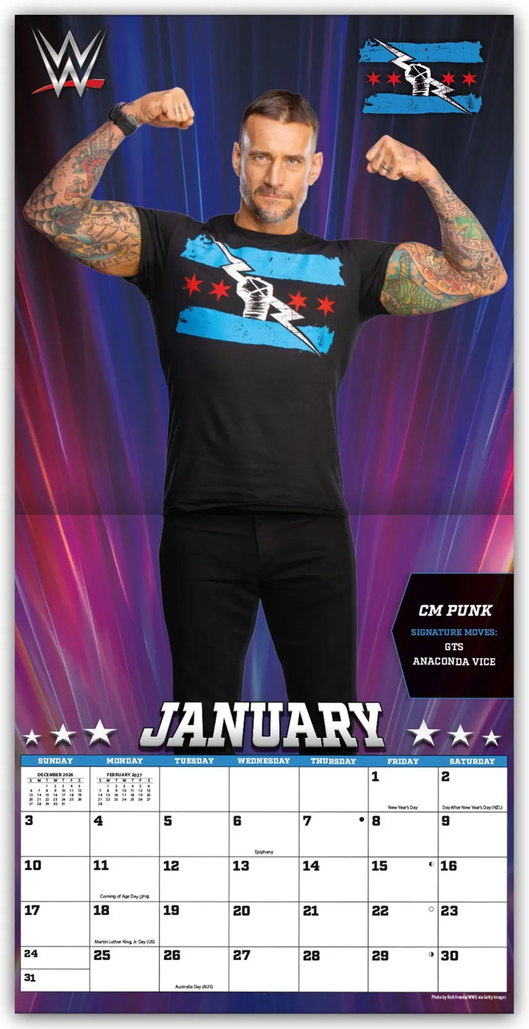 Bild: 9783803532558 | WWE Superstars - Wrestling Superstars 2027 - Wandkalender | Kalender