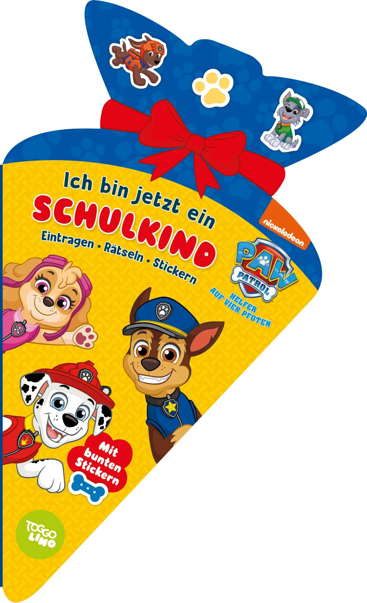 Cover: 9783849932558 | PAW Patrol Ich bin jetzt ein Schulkind! Eintragen, Rätseln, Stickern