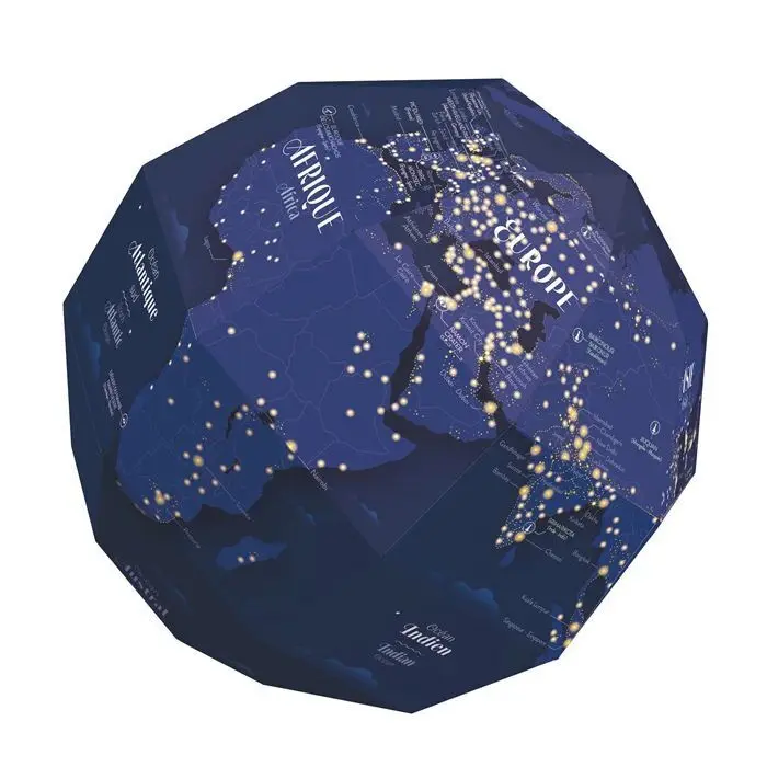 Bild: 3760262412658 | POPPIK - Mein Bastel-Globus, Erde bei Nacht | Kit (Bastelset) | 2025