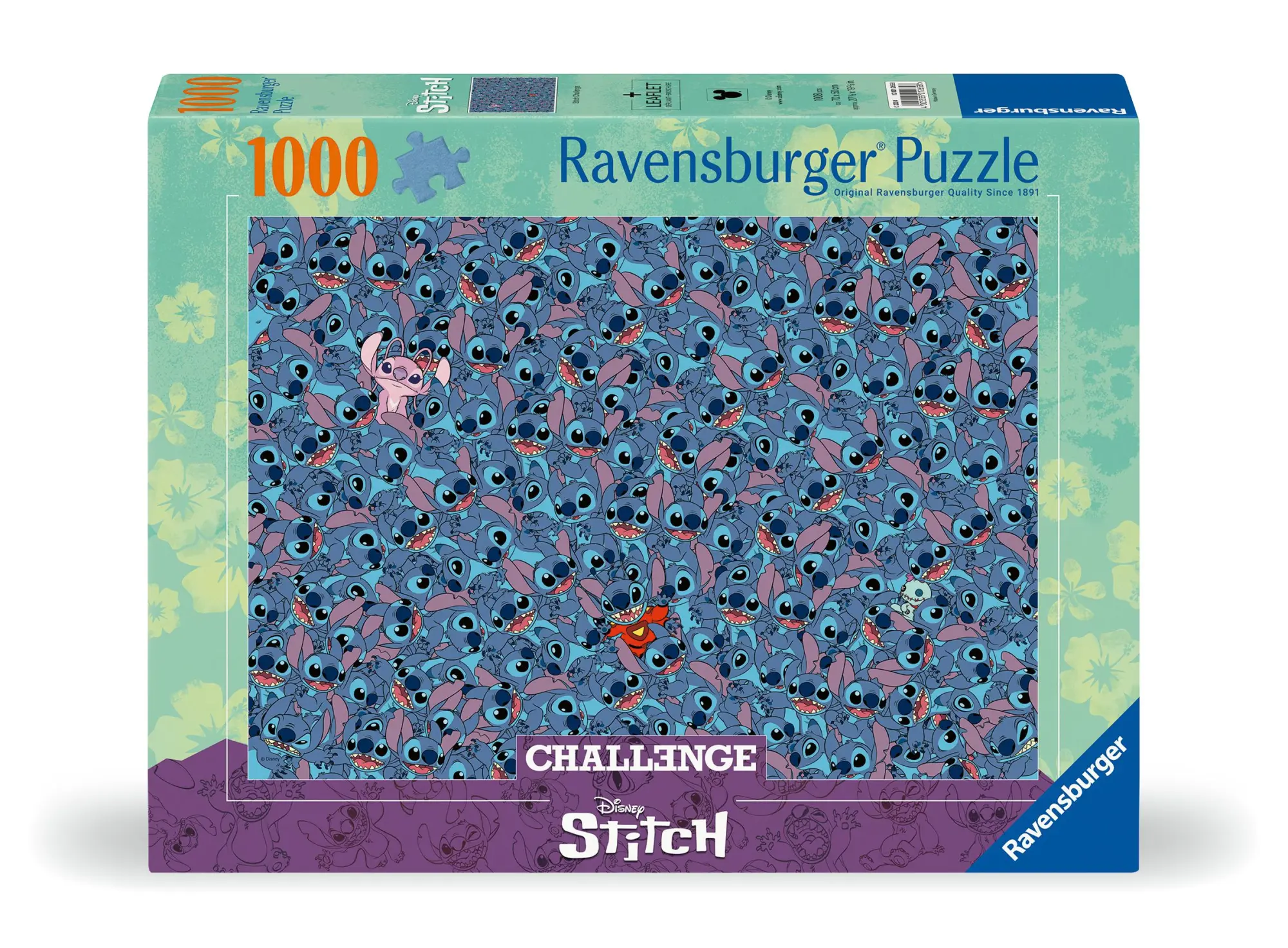 Cover: 4005555012658 | Erwachsenenpuzzle 1000 Teile - Disney Stitch Challenge | Spiel | 2024