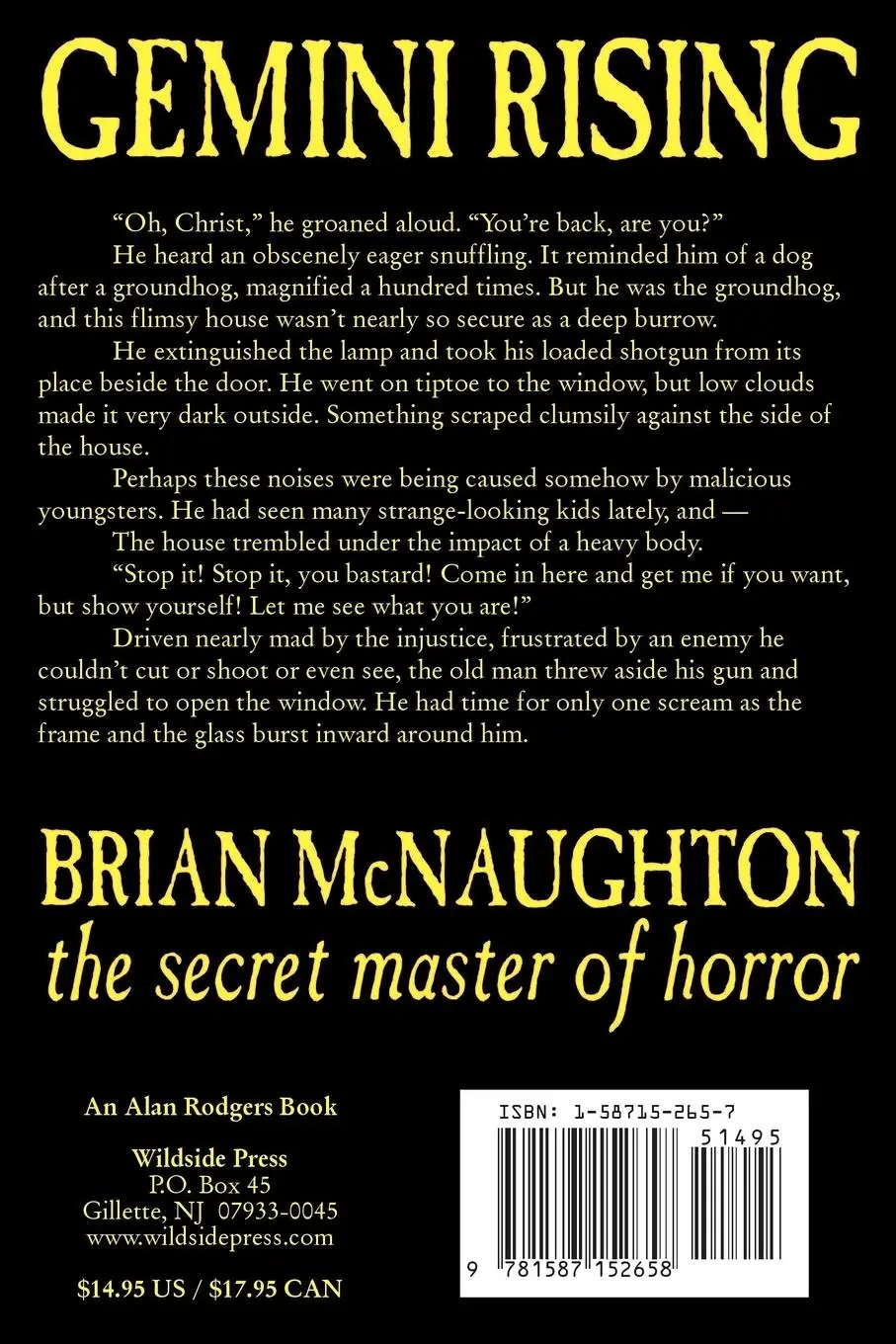 Rückseite: 9781587152658 | Gemini Rising | Brian Mcnaughton | Taschenbuch | Englisch | 2000
