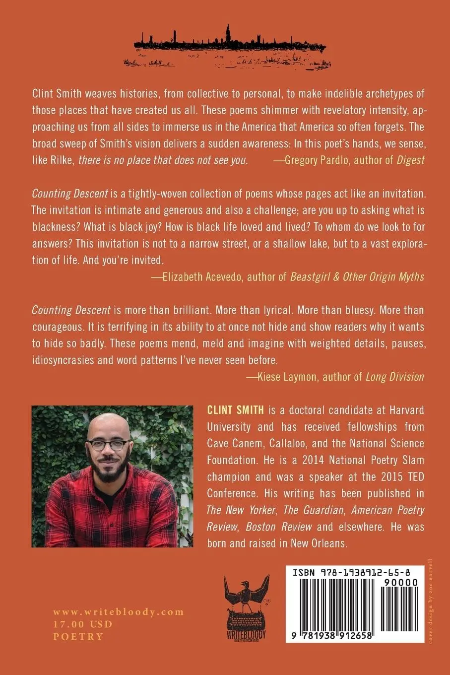 Rückseite: 9781938912658 | Counting Descent | Clint Smith | Taschenbuch | Kartoniert / Broschiert