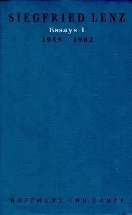 Cover: 9783455042658 | Werkausgabe in Einzelbänden / Essays 1. Tl.1 | 1955-1982 | Lenz | Buch