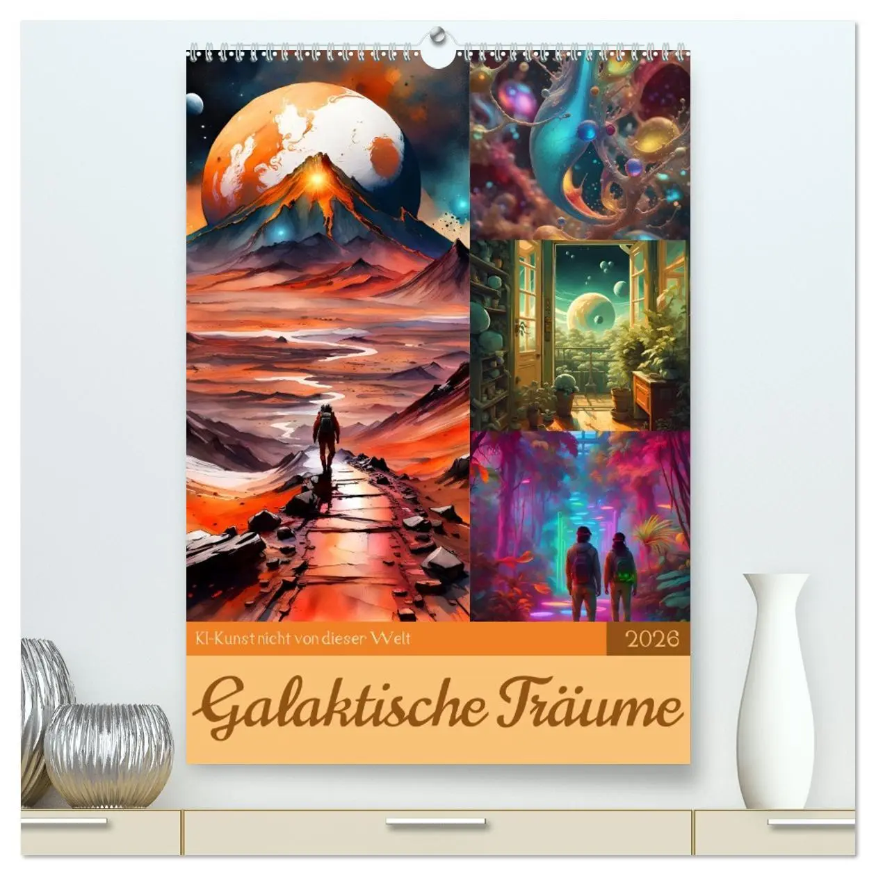 Cover: 9783516282658 | Galaktische Träume (hochwertiger Premium Wandkalender 2026 DIN A2...